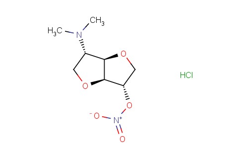 L-IDITOL, 1,4:3,6-DIANHYDRO-2-DEOXY-2-(DIMETHYLAMINO)-, 5-NITRATE, MON OHYDROCHLORIDE